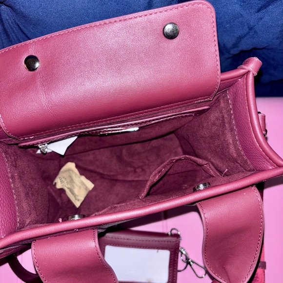 NWT! STEVE MADDEN Burgundy Satchel Bag and Wallet Set - Picture 7 of 7